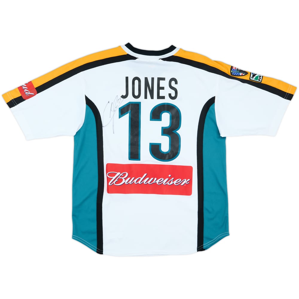 2000-02 LA Galaxy Match Issue Signed Away Shirt Jones #13