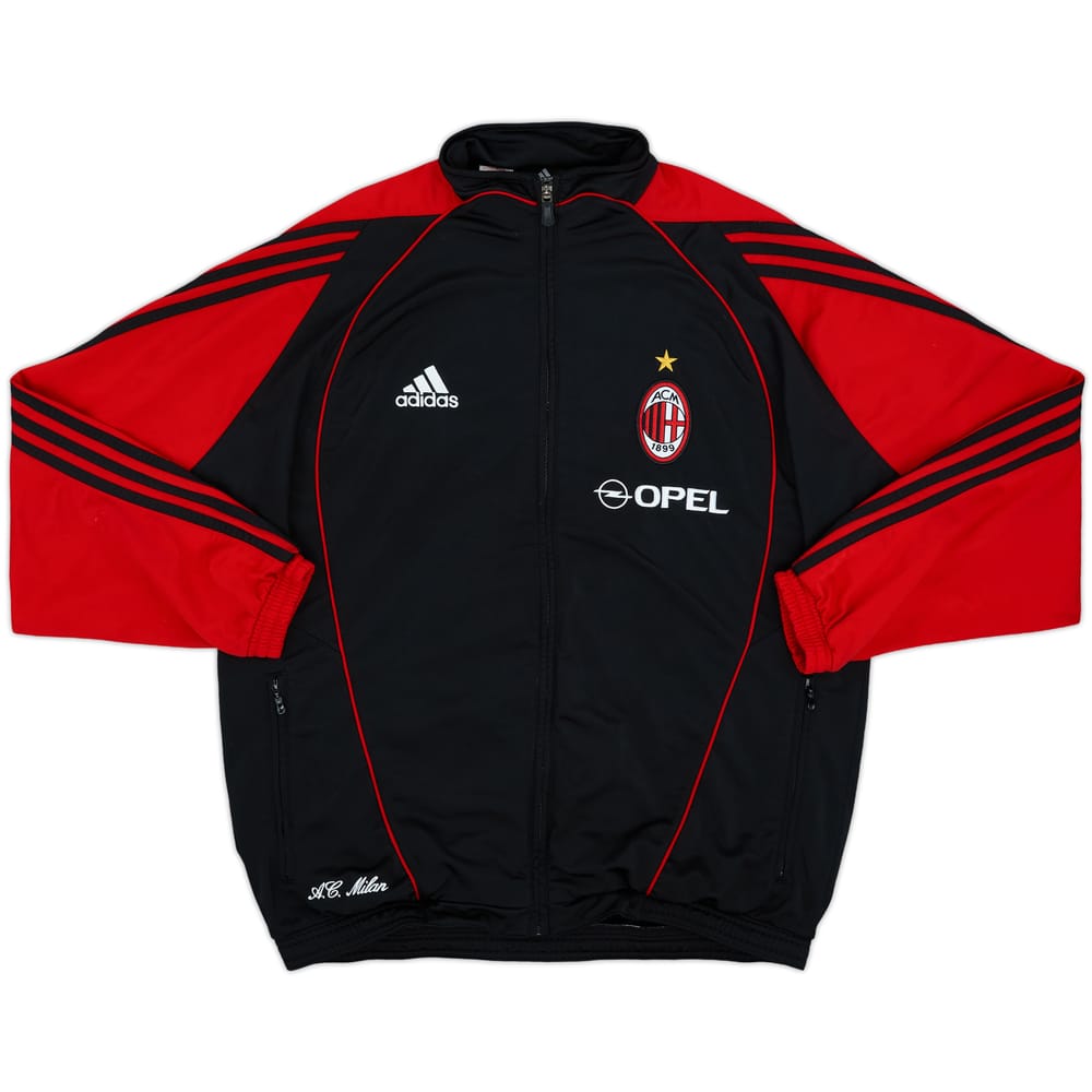 2005-06 AC Milan adidas Track Jacket - 8/10 - (XL.Boys)