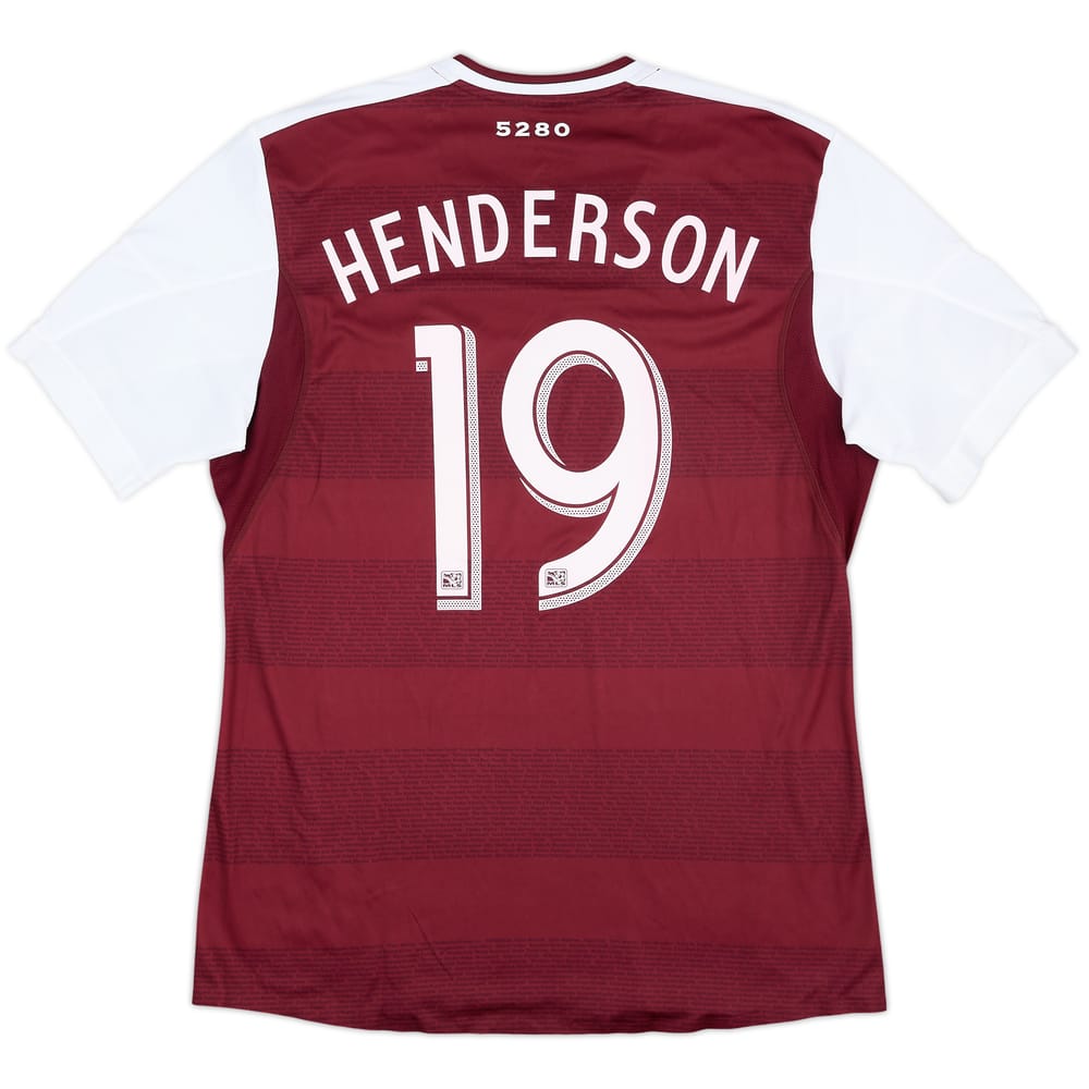 2013 Colorado Rapids Player Issue Home Shirt Henderson #19 (XL)