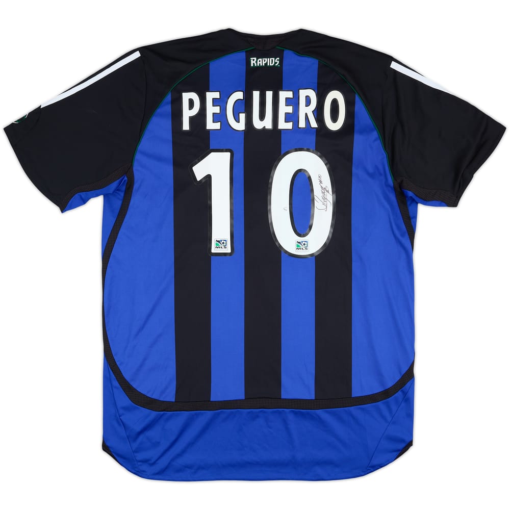 2006 Colorado Rapids Match Issue Signed Home Shirt Peguero #10