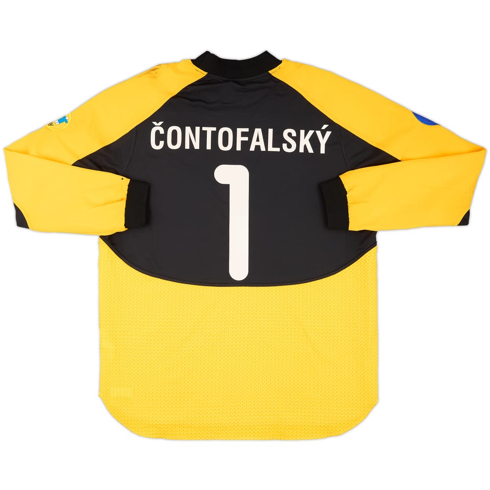 2000 Slovakia Match Worn European U21 Championship GK Shirt Contofalsky #1