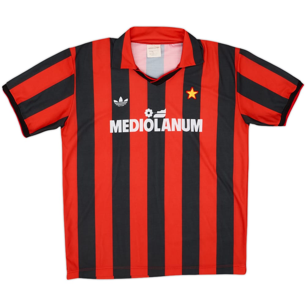 1990-91 AC Milan Home Shirt - 9/10 - (L)