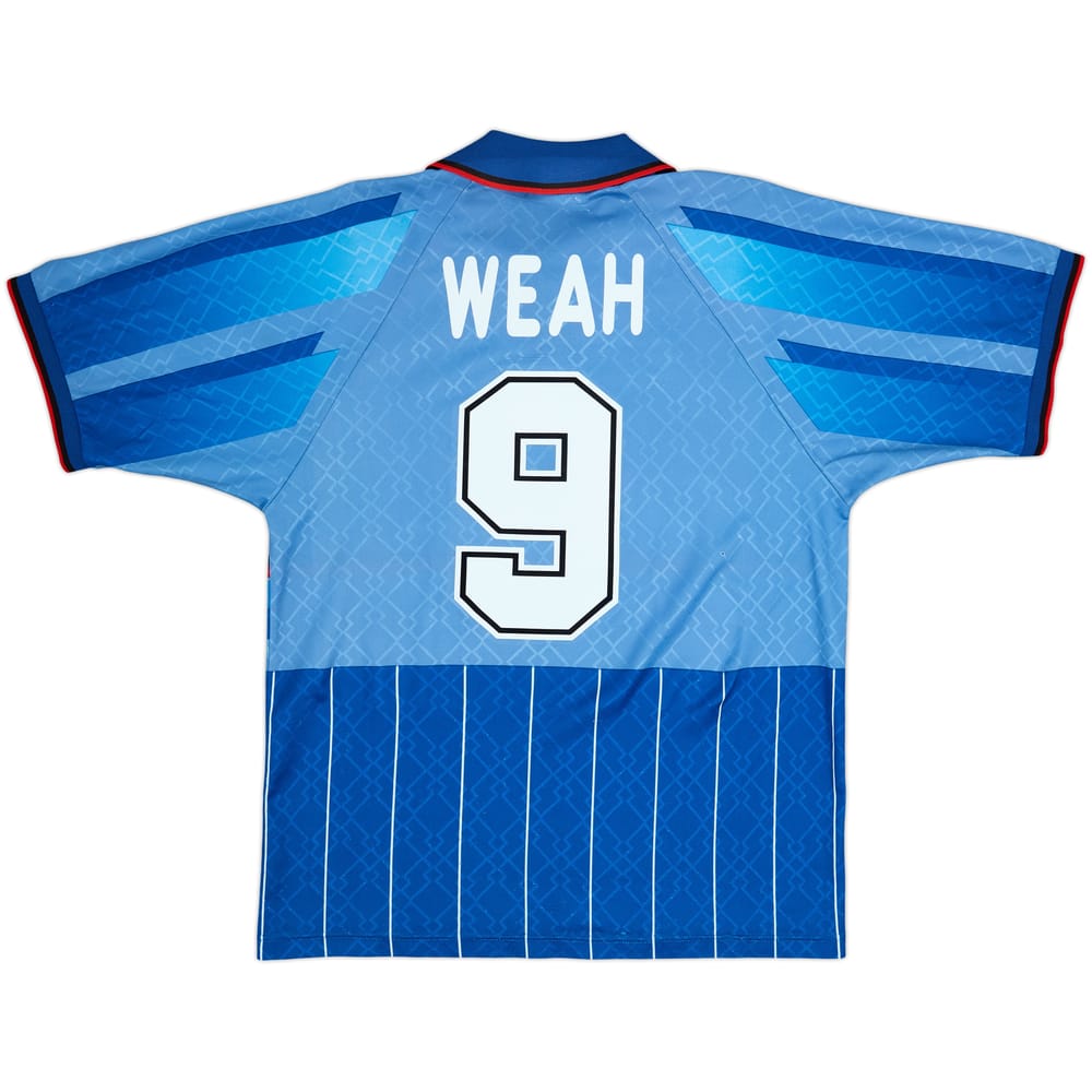 1995-96 AC Milan Fourth Shirt Weah #9 - 6/10 - (L)