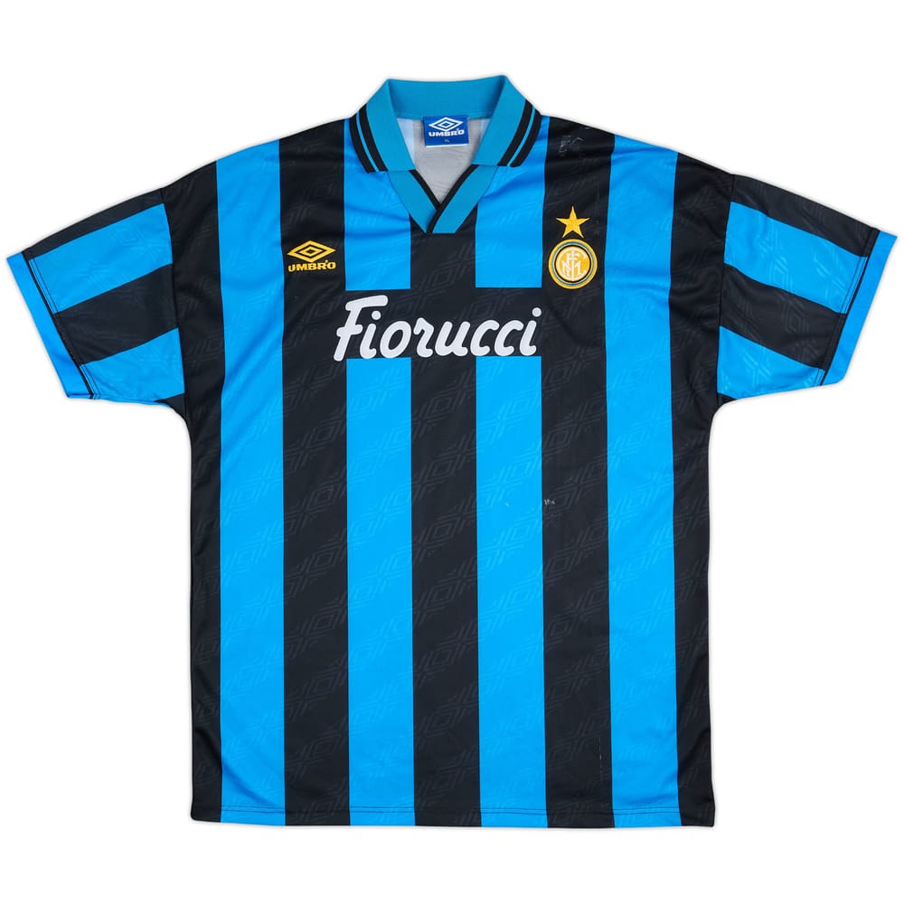 1994-95 Inter Milan Match Issue Home Shirt #4