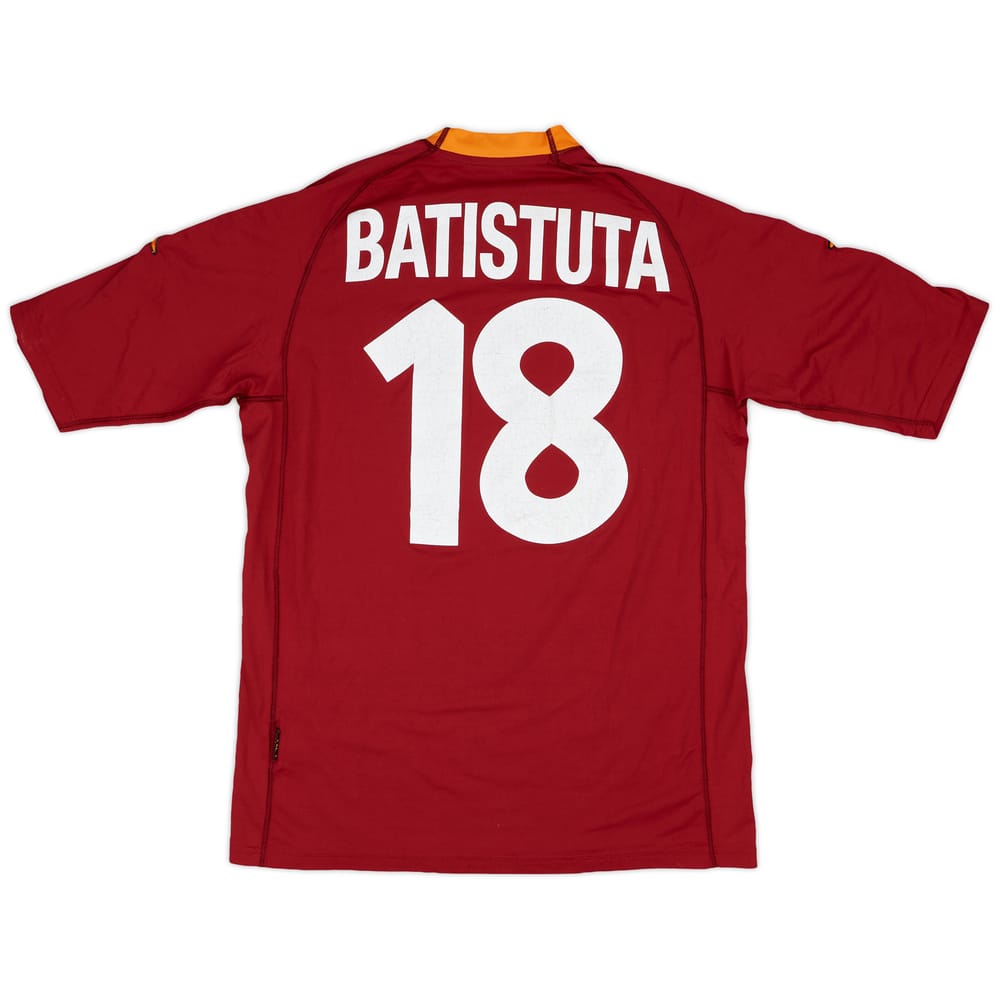 2000-01 Roma Home Shirt Batistuta #18 - 5/10 - (XXL)