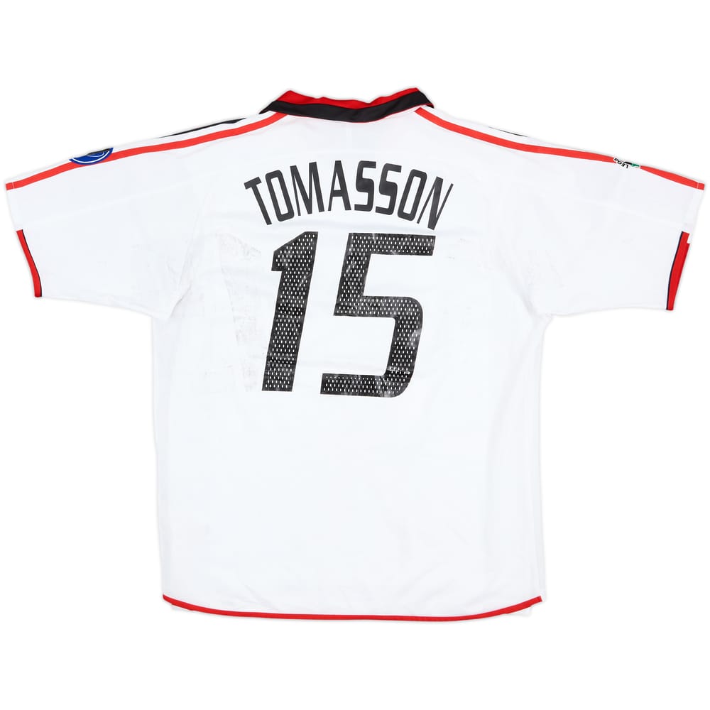 2003-04 AC Milan Match Issue Away Shirt Tomasson #15