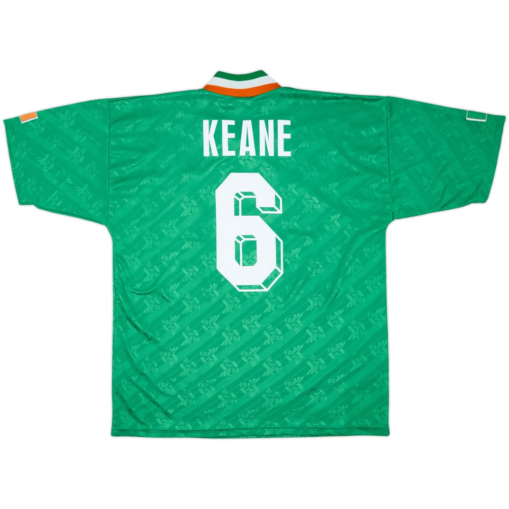1994 Ireland Home Shirt Keane #6 - 7/10 - (M/L)