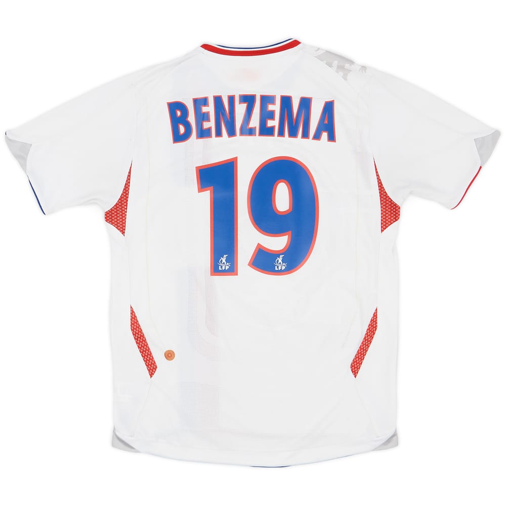 2006-07 Lyon Home Shirt Benzema #19 - 6/10 - (XL)