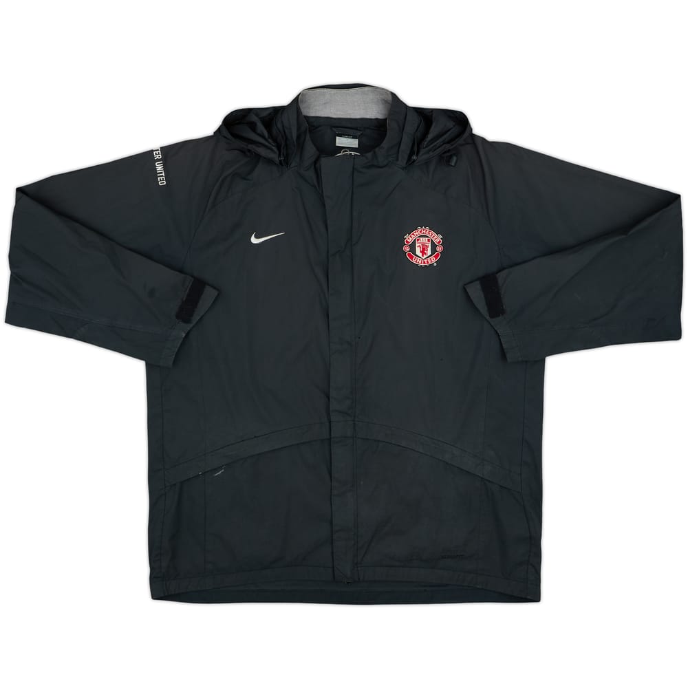 2010-11 Manchester United Nike Hooded Rain Jacket - 5/10 - (M)