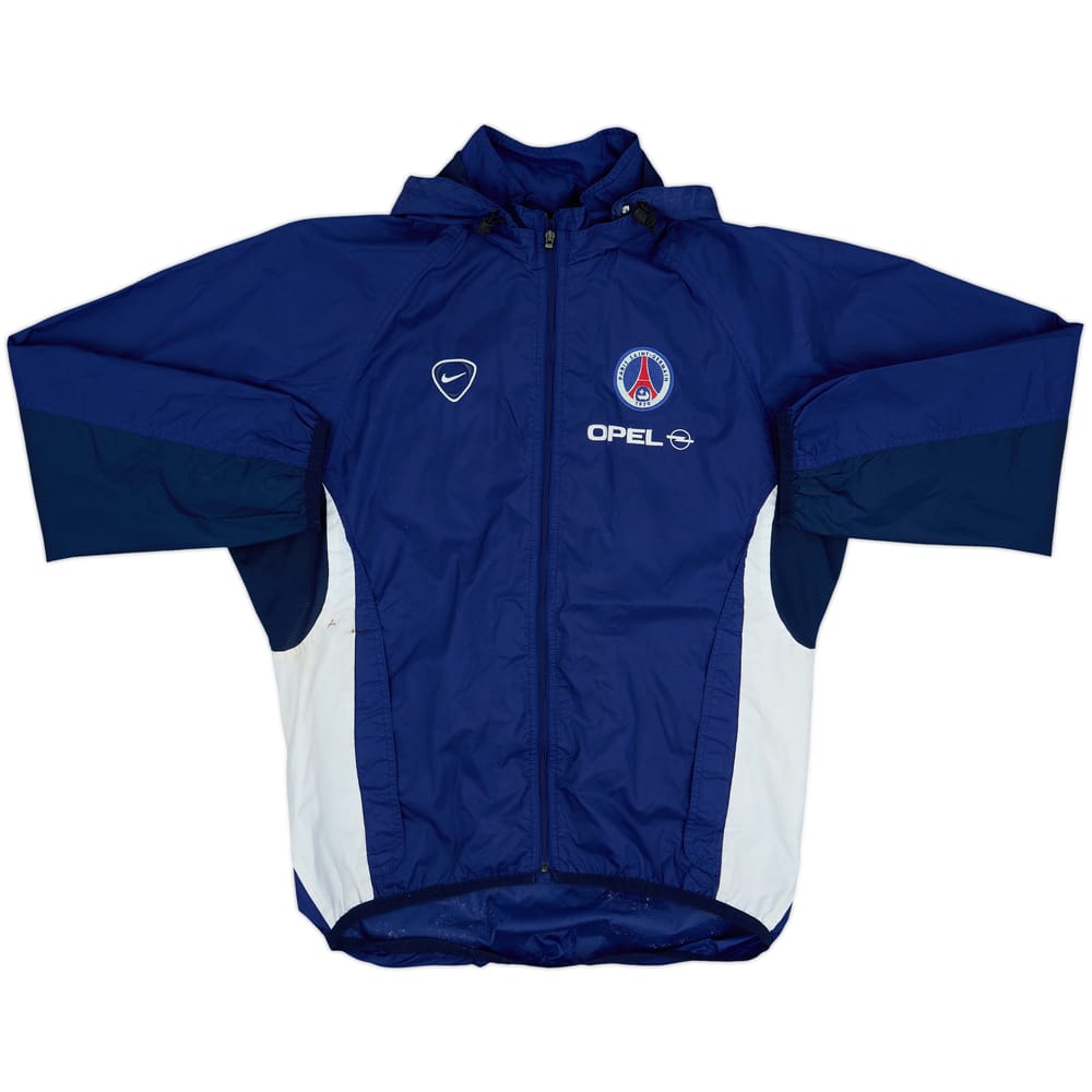 2000-01 Paris Saint-Germain Nike Hooded Rain Jacket - 4/10 - (XS)