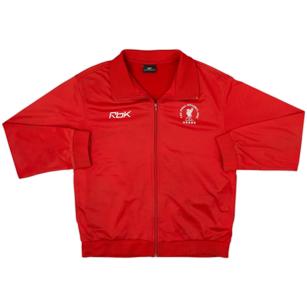 2004 Liverpool Reebok 'The Final Istanbul' Track Jacket - 4/10 - (L)