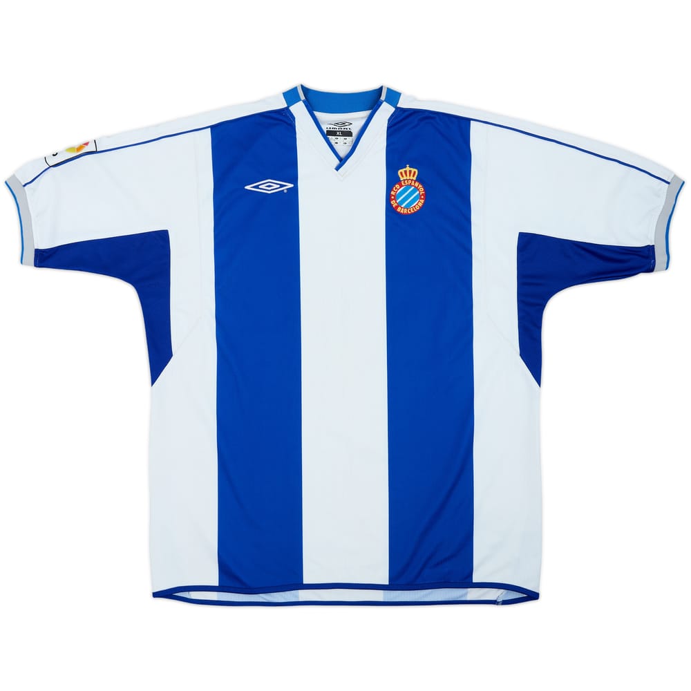 2002-03 Espanyol Home Shirt - 8/10 - (XL)