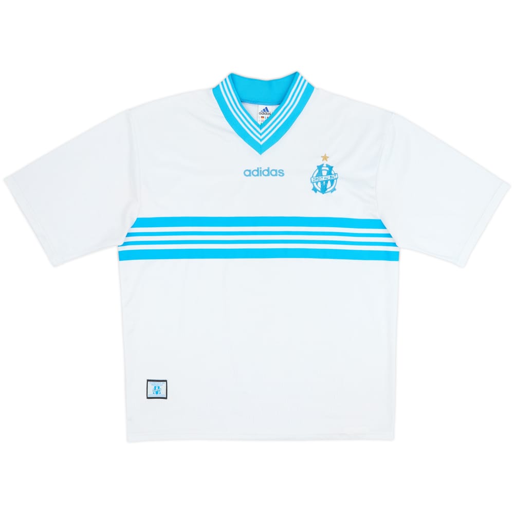 1997-98 Olympique Marseille Home Shirt - 9/10 - (XL)