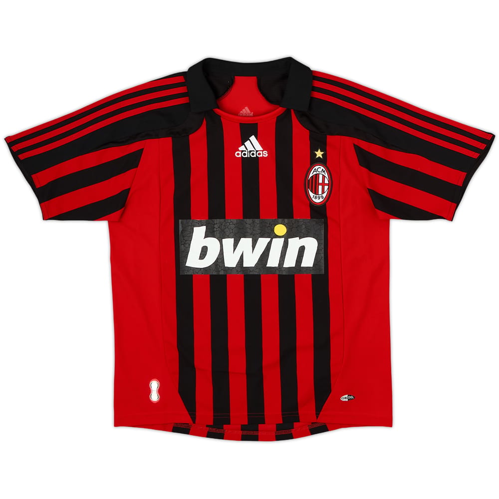 2007-08 AC Milan Home Shirt - 4/10 - (L.Boys)