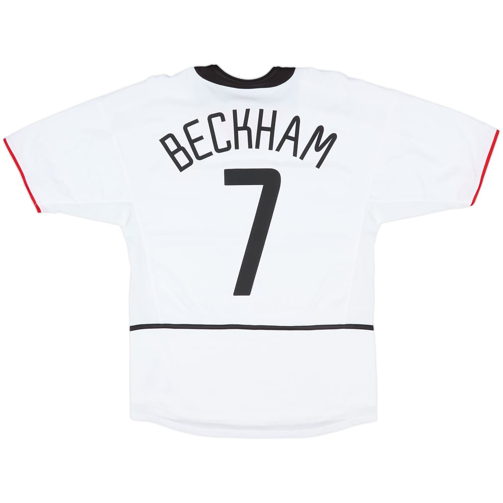 2002-03 Manchester United Away Shirt Beckham #7 - 7/10 - (S)