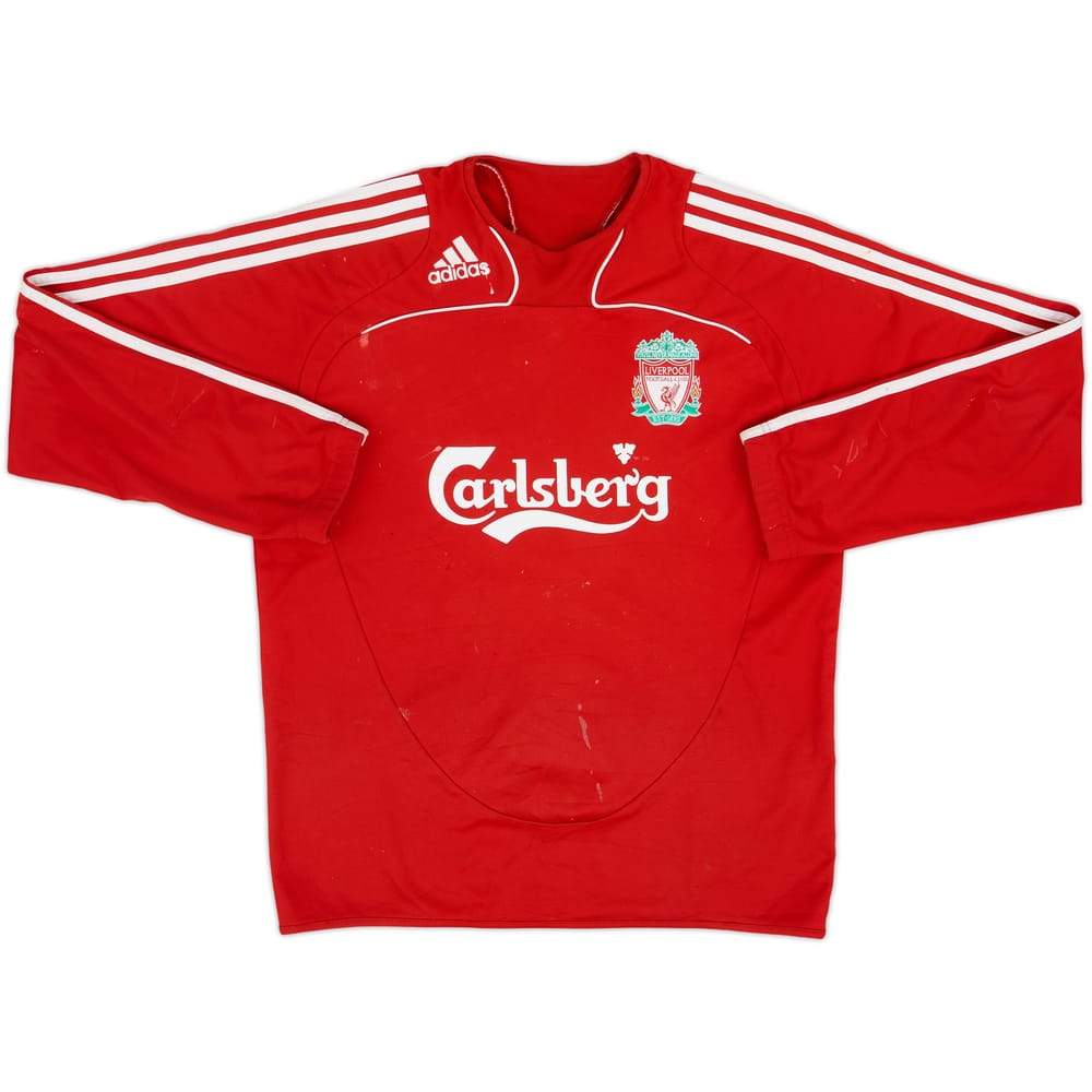 2008-09 Liverpool adidas Sweat Top - 4/10 - (M)