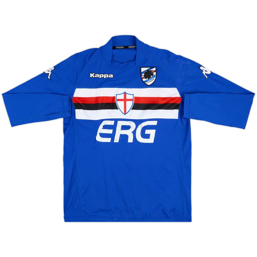 2004-05 Sampdoria Home L/S Shirt - 6/10 - (XL)