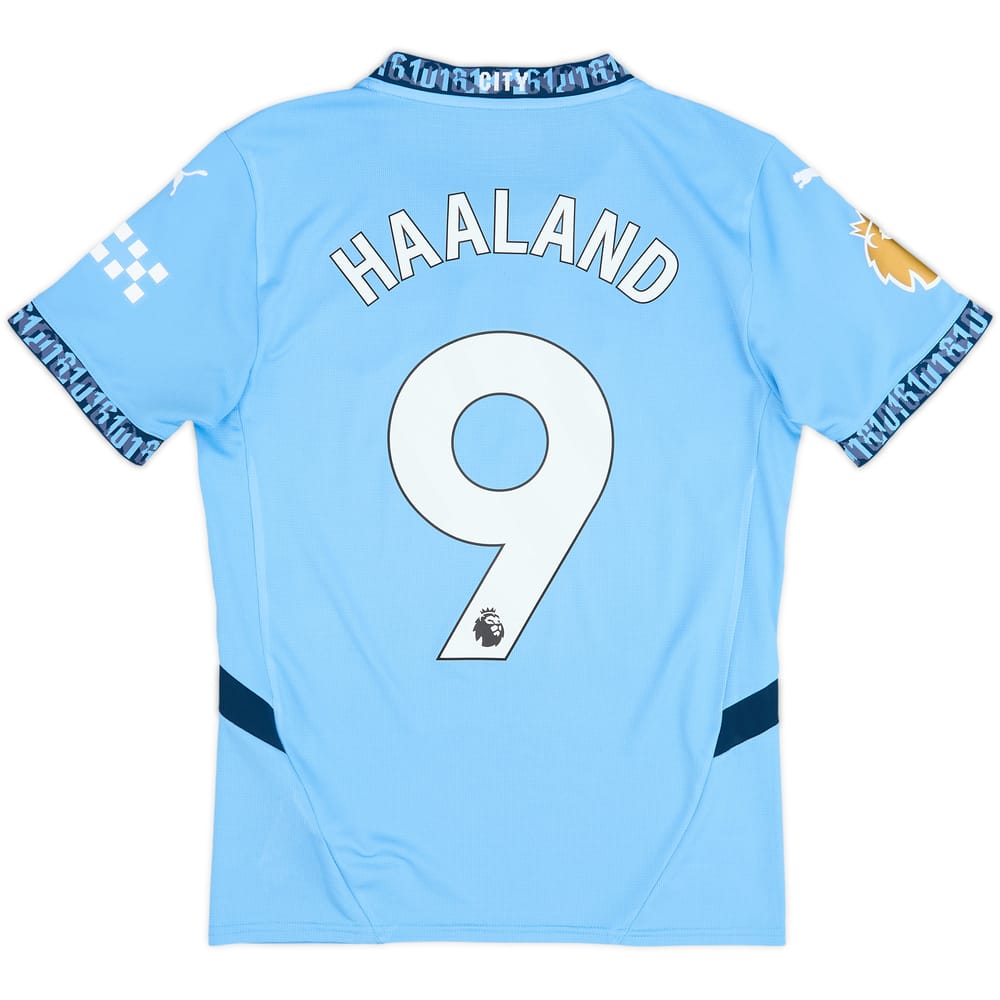 2024-25 Manchester City Home Shirt Haaland #9 - 10/10 - (S)