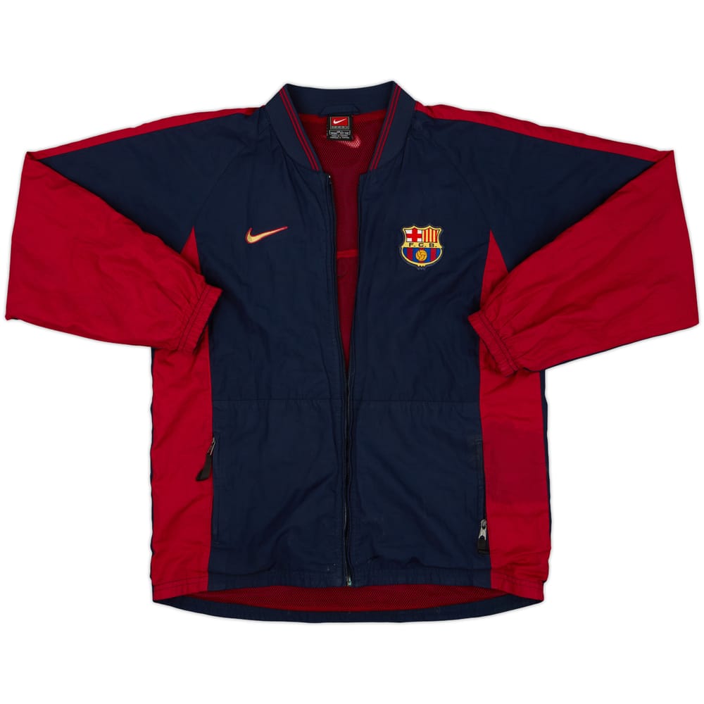 1999-00 Barcelona Nike Track Jacket - 4/10 - (L.Boys)