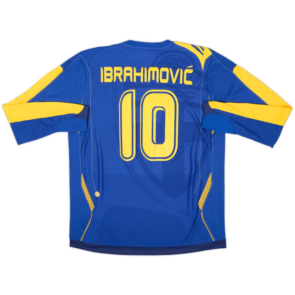 2006-08 Sweden Away L/S Shirt Ibrahimovic #10 (L)