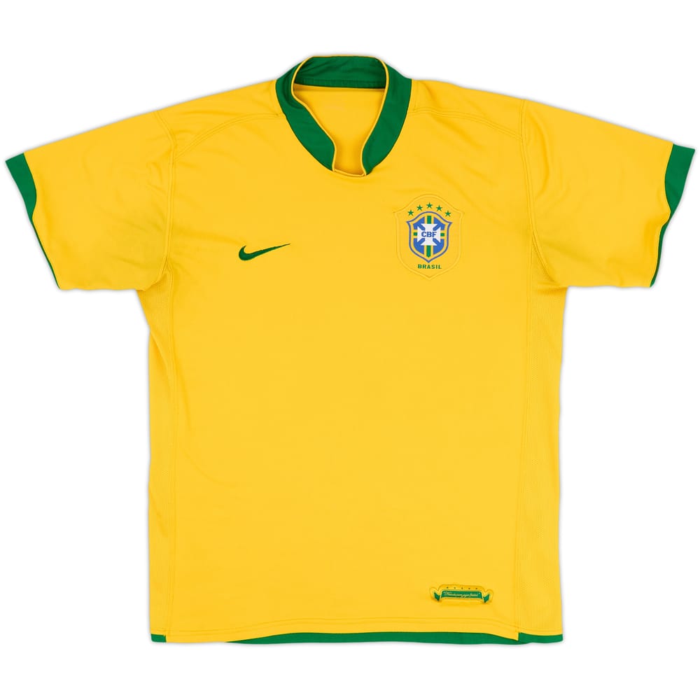 2006-08 Brazil Home Shirt - 4/10 - (M)