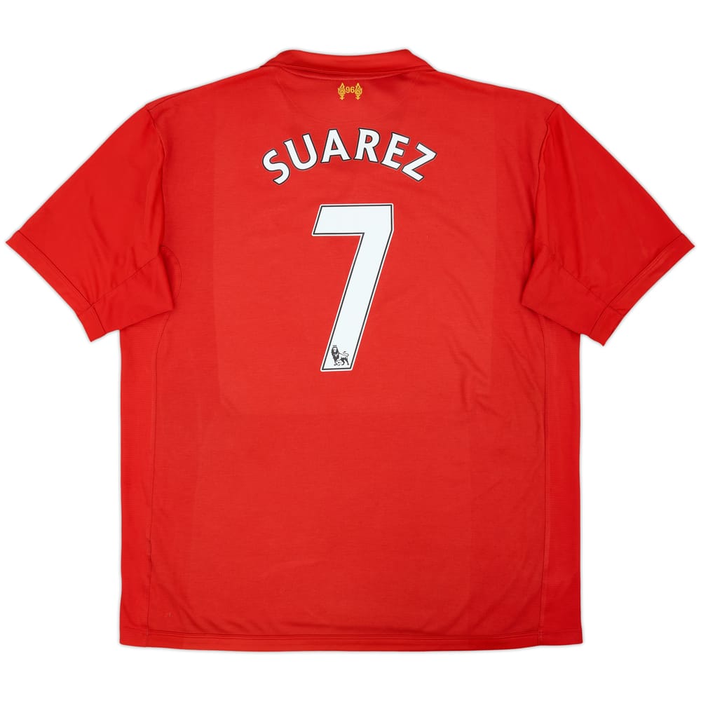 2012-13 Liverpool Home Shirt Suarez #7 - 6/10 - (3XL)