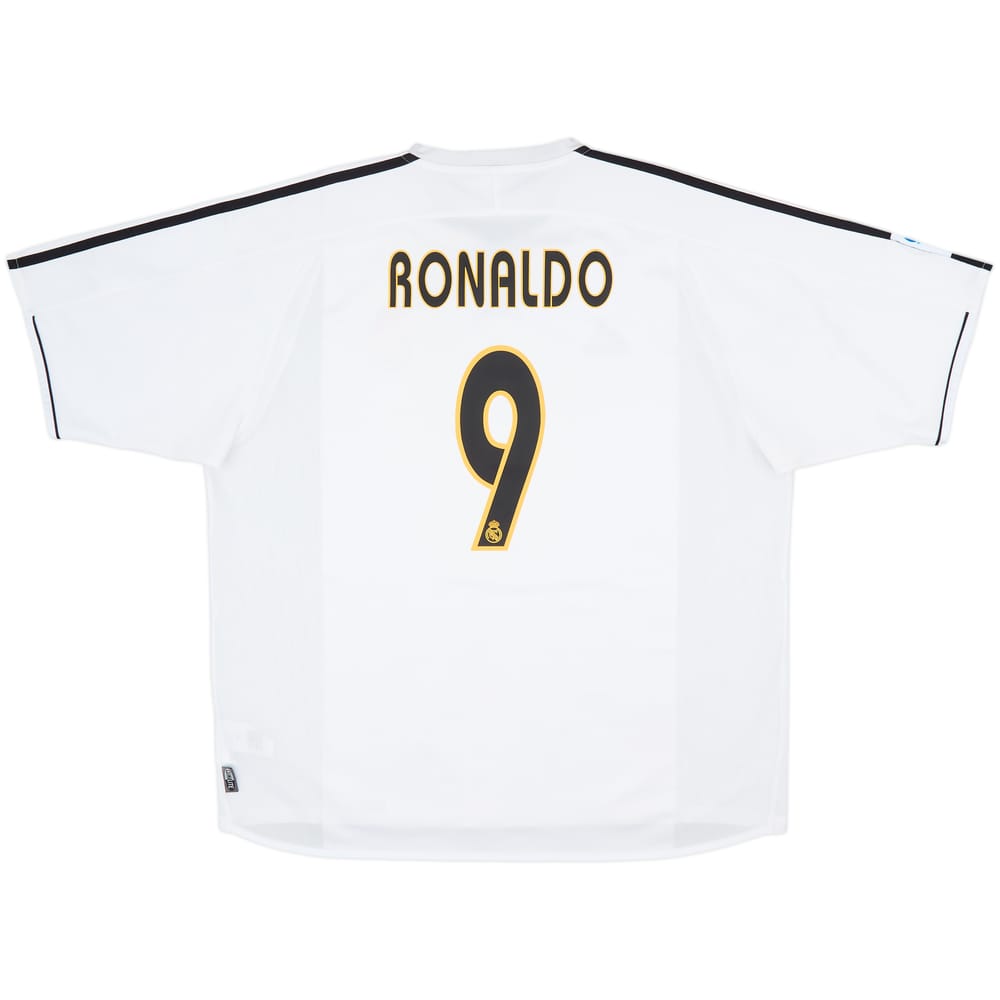 2003-04 Real Madrid Home Shirt Ronaldo #9 - 5/10 - (XXL)