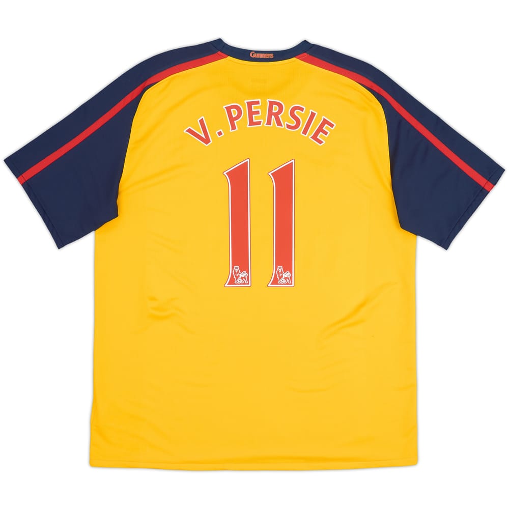 Camiseta de visitante del Arsenal 2008-09 V.Persie #11 - 9/10 - (L)