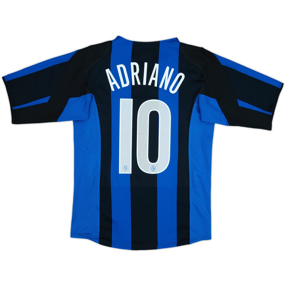 2004-05 Inter Milan Home Shirt Adriano #10 - 9/10 - (S)