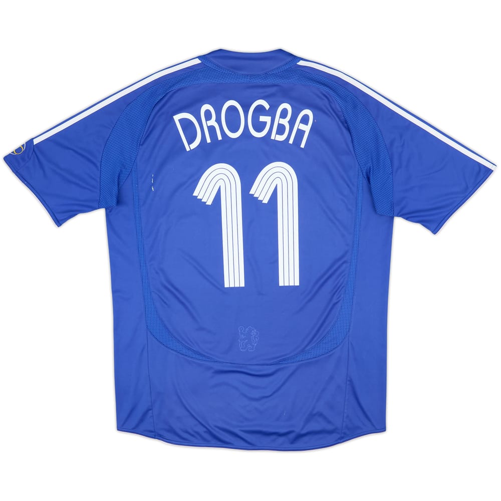 2006-08 Chelsea Home Shirt Drogba #11 - 5/10 - (L)