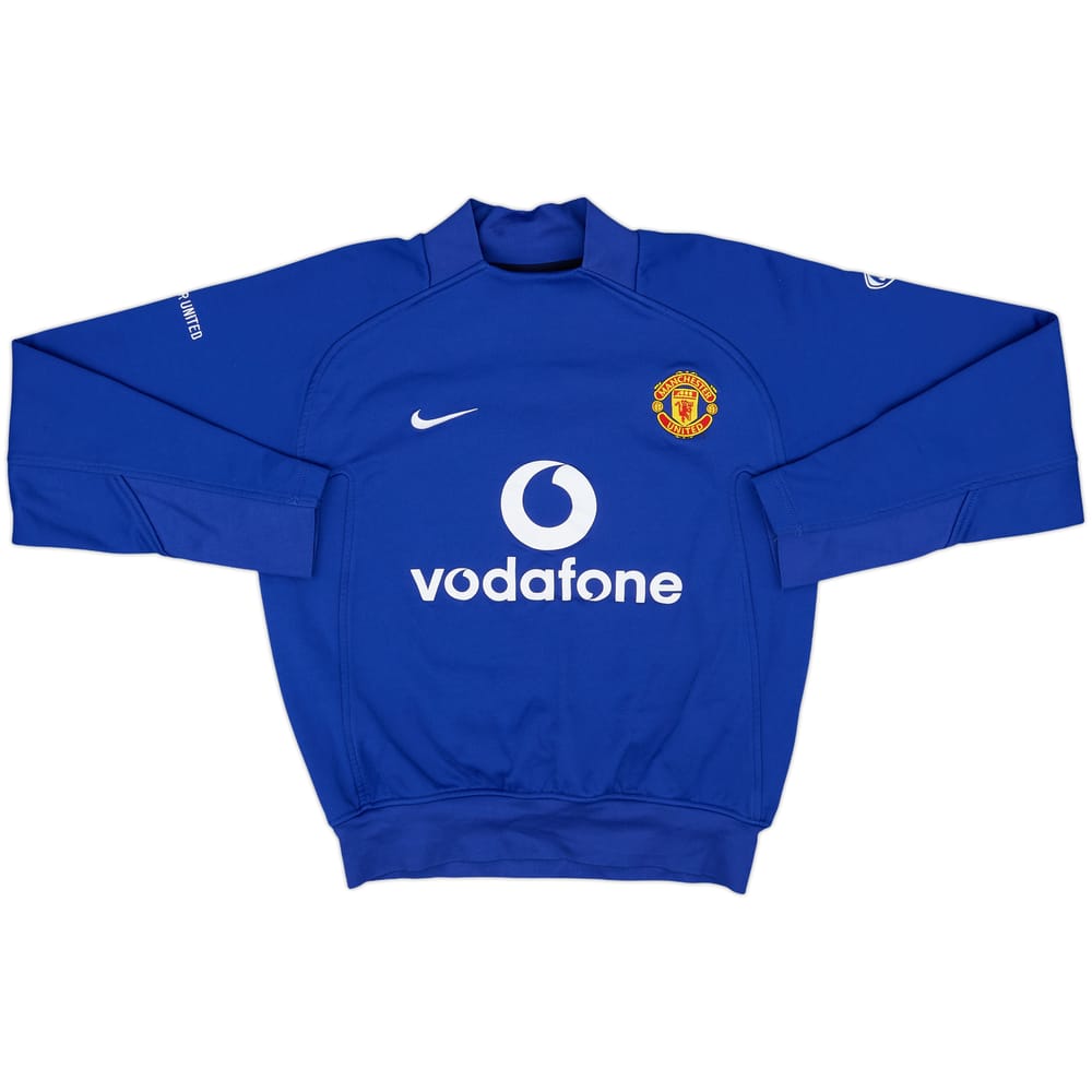 2005-06 Manchester United Nike Drill Top - 8/10 - (S)