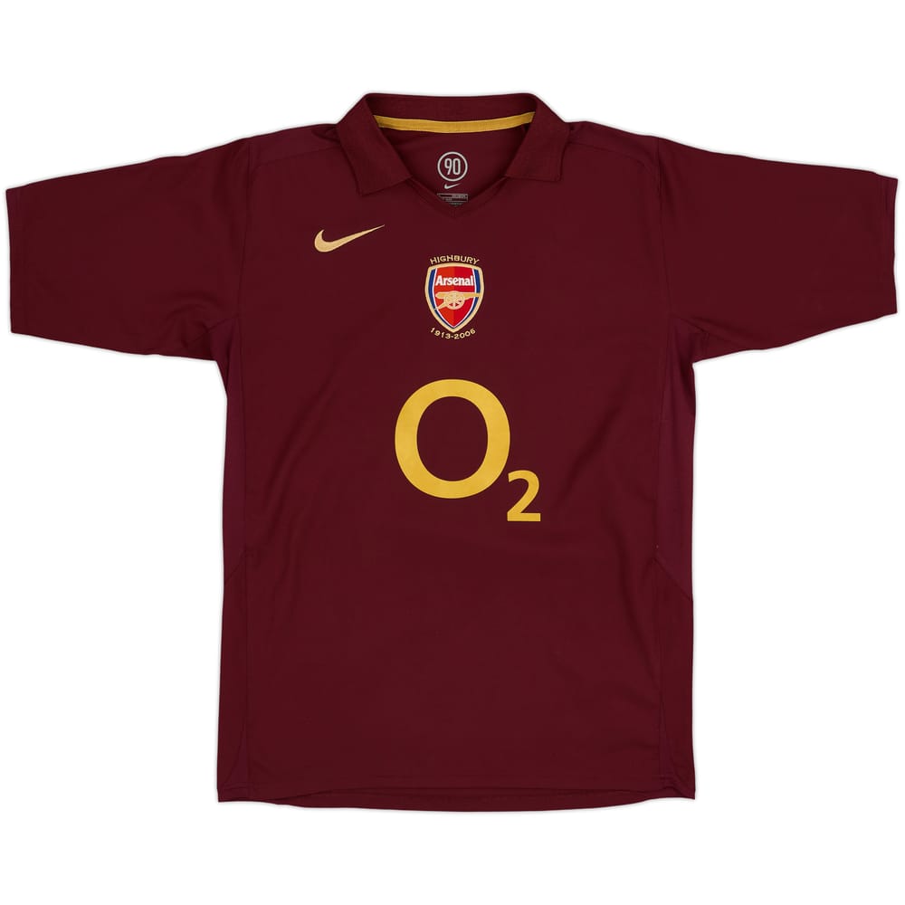 2005-06 Arsenal Home Shirt - 8/10 - (L.Boys)