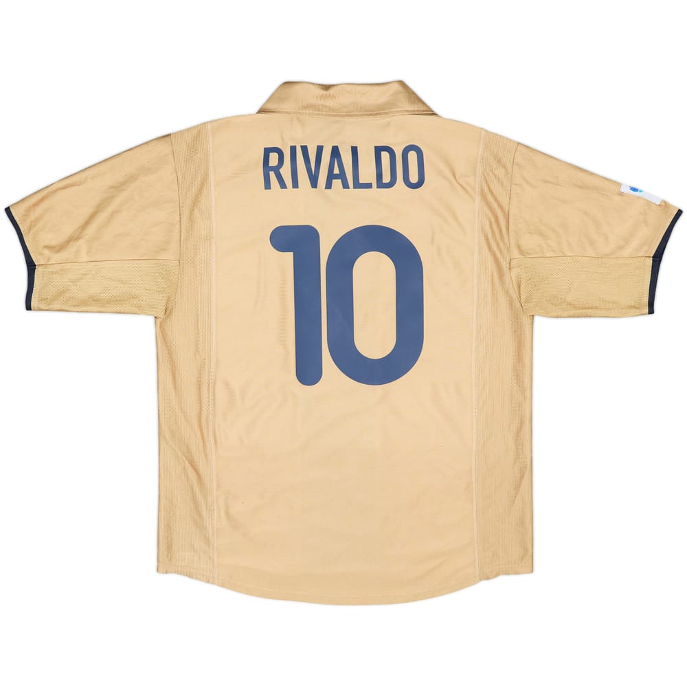 2001-03 Barcelona Away Shirt Rivaldo #10 - 7/10 - (M)