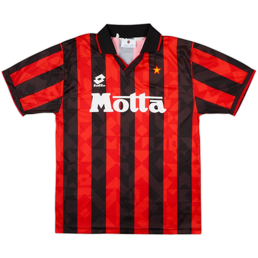 1993-94 AC Milan Home Shirt #7 - 5/10 - (L)
