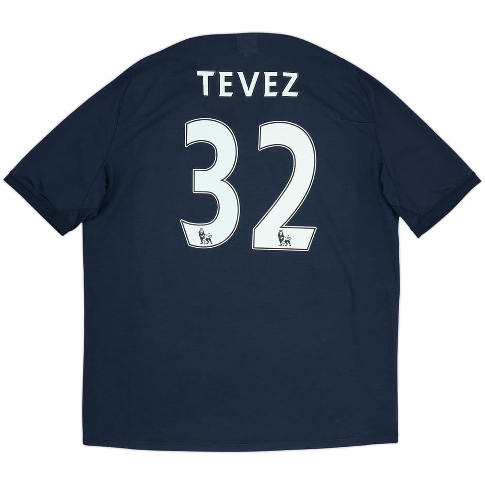 2010-12 Manchester City Away Shirt Tevez #32 - 7/10 - (XL)