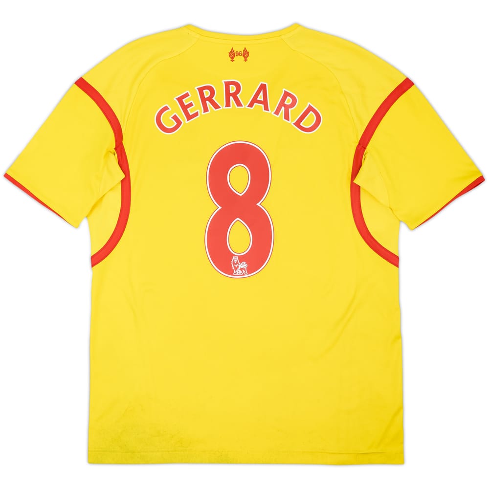 2014-15 Liverpool Away Shirt Gerrard #8 - 4/10 - (M)