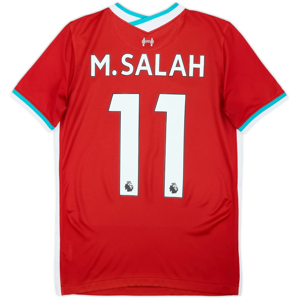 2020-21 Liverpool Home Shirt M.Salah #11 - 8/10 - (L.Boys)