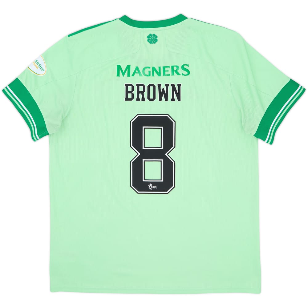 2020-21 Celtic Away Shirt Brown #8 - 7/10 - (XL)