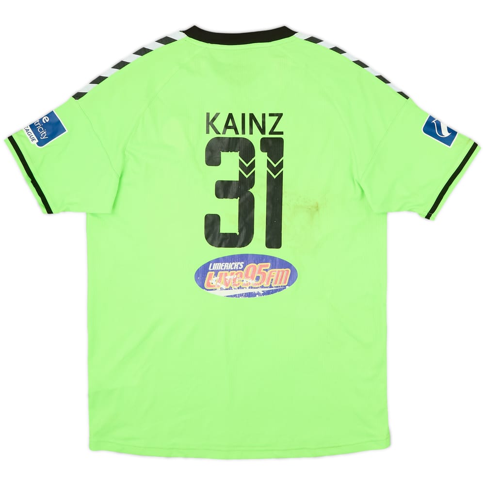 Camiseta de visitante del Limerick 2016-17 versión de partido firmada por el equipo Kainz #31