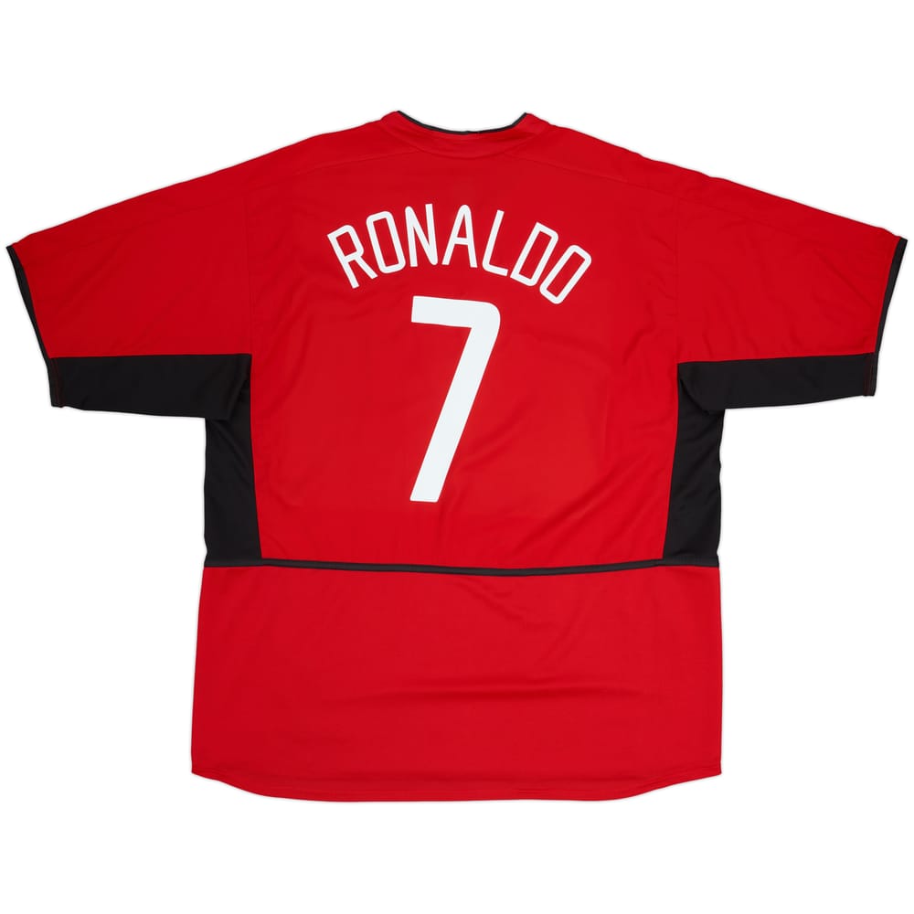 2002-04 Manchester United Home Shirt Ronaldo #7 - 6/10 - (XXL)