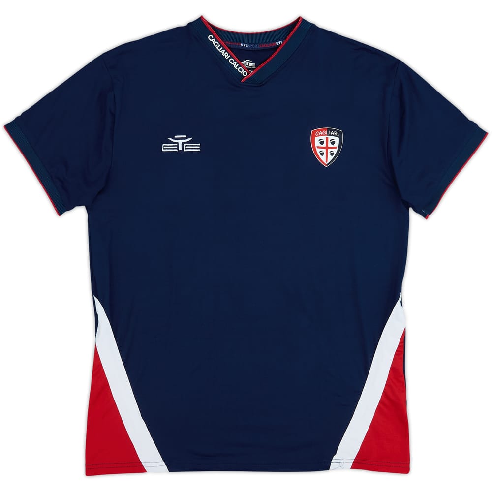 2025-26 Cagliari Eye Sports Training Shirt - 8/10 - (M)