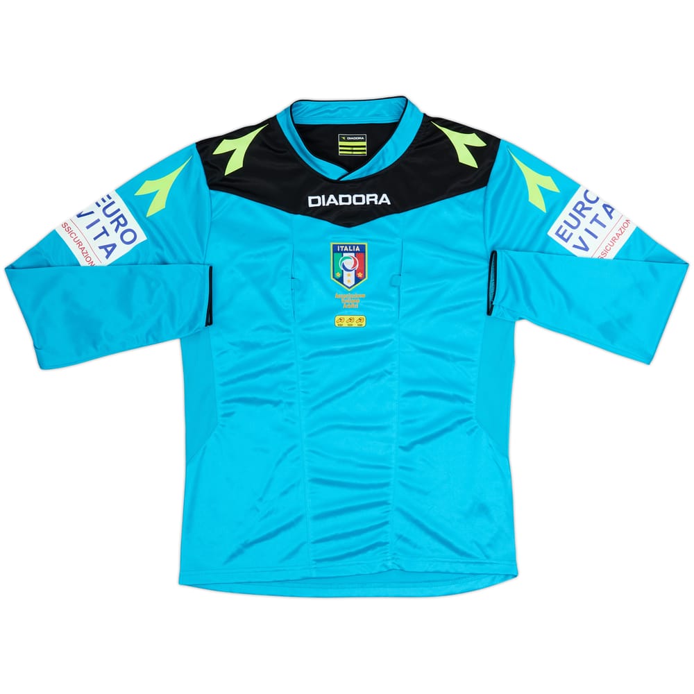 2015-16 Italy Diadora Referee L/S Shirt - 10/10 - (S)
