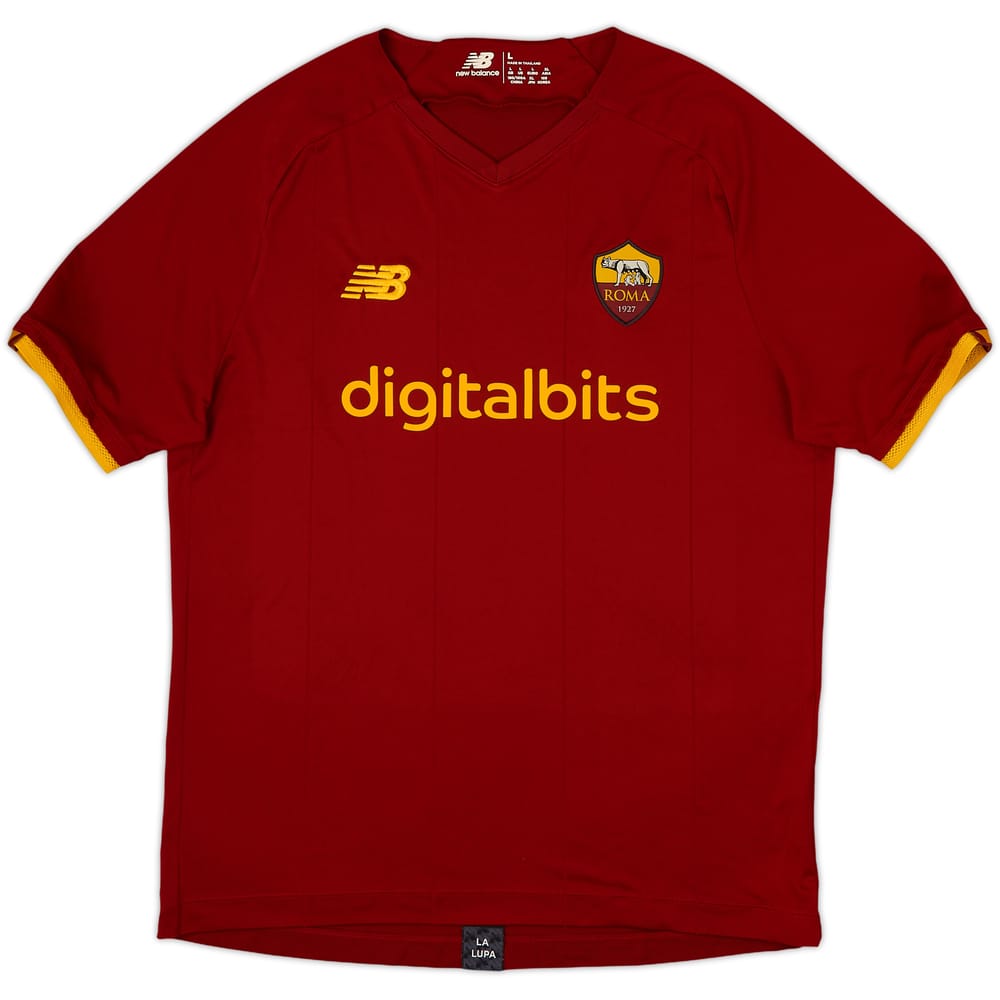 2021-22 Roma Home Shirt - 6/10 - (L)