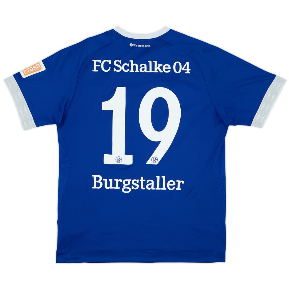 2018-19 Schalke Home Shirt Burgstaller #19 - 5/10 - (L)