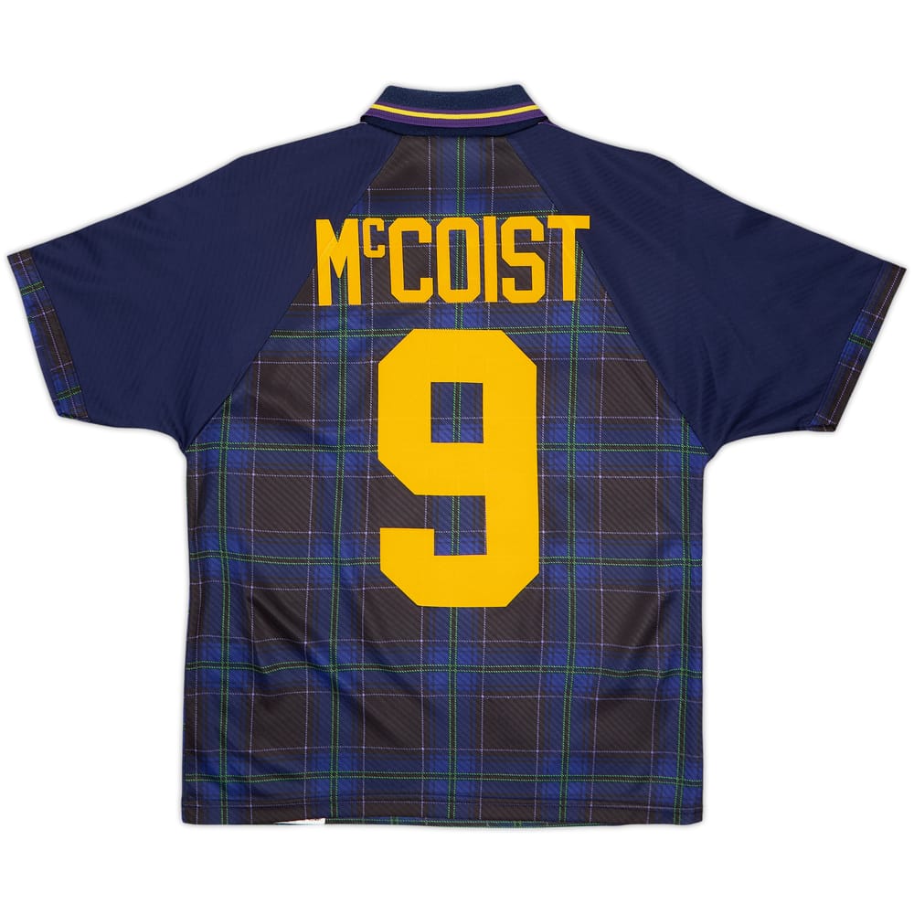 1994-96 Scotland Home Shirt McCoist #9 - 8/10 - (Y)