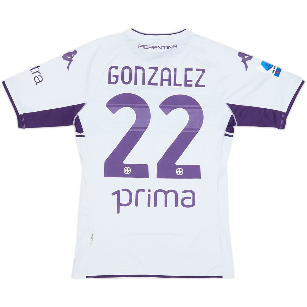 2021-22 Fiorentina Away Shirt Gonzalez #22 - 6/10 - (L)