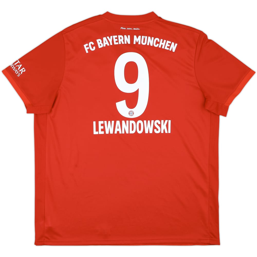 2019-20 Bayern Munich Home Shirt Lewandowski #9 - 7/10 - (XXL)