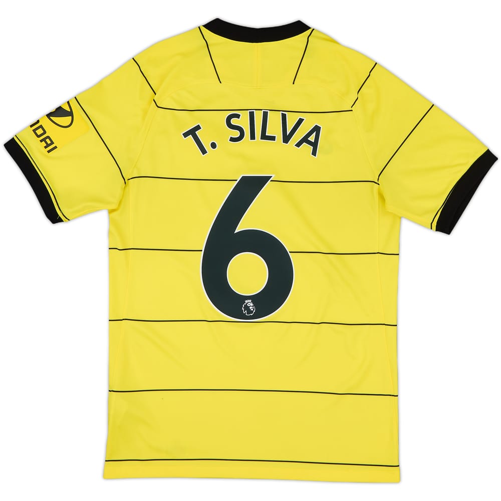 2021-22 Chelsea Away Shirt T.Silva #6 - 8/10 - (S)