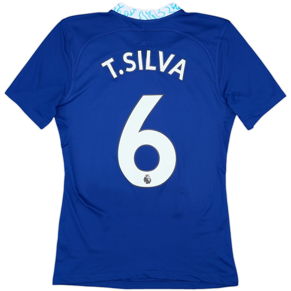 2022-23 Chelsea Authentic Home Shirt T.Silva #6 - 10/10 - (S)