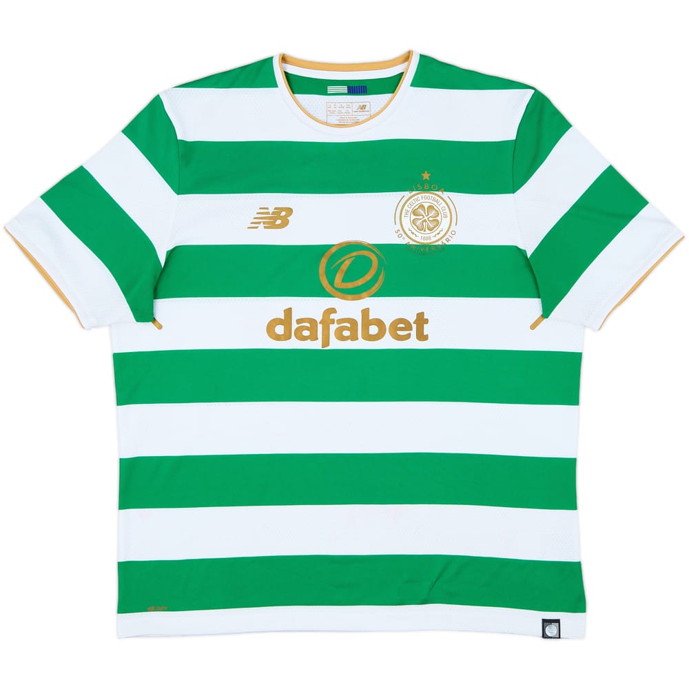 2017-18 Celtic 'Lisbon Lions 50th Anniversary' Home Shirt - 7/10 - (XL)